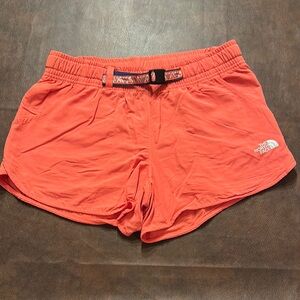 The North Face Peach Athletic Shorts Lightweight Breathable